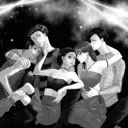 painting + half body